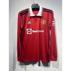 22-23 Manchester United home long sleeves